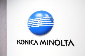 Konica Minolta signage and logo